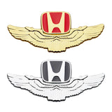 Honda Metal Wings Car Rear Sticker Auto Window Emblem Badge Decal