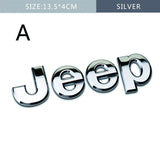 Jeep Metal Car Front Hood Sticker Decal Auto Trunk Emblem Badge