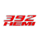 Dodge 345 392 HEMI Metal Car Rear Sticker Auto Side Emblem Badge Decal