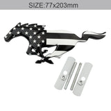 20.3x7.7cm Ford Mustang Logo Metal Car Rear Sticker Decal Auto Grille Emblem Badge