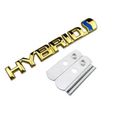13.4x2cm Car Trunk Front Girlle Badge Sticker for Toyota Hybrid Yaris Avalon Auto Whole Body Emblem Decal Exterior Accessories