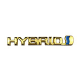 13.4x2cm Car Trunk Front Girlle Badge Sticker for Toyota Hybrid Yaris Avalon Auto Whole Body Emblem Decal Exterior Accessories