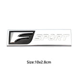 3D Metal Car F Sport Logo Emblem Badge Body Side Sticker for LEXUS