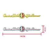 Alfa Romeo Metal Car Body Sticker Emblem Badge Decal