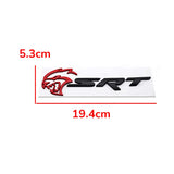 Dodge SRT Car Rear Sticker Auto Side Emblem Badge Decal