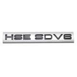 Land Rover HSE SDV6 SDV8 LUXURY Logo Metal Car Rear Sticker Decal Emblem Badge