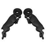 2PCS Dodge Sheep Metal Car Body Side Sticker Trunk Emblem Badge Decal