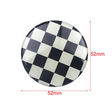 4pcs/set 52mm MINI Cooper Car Wheel Center Hub Cap Sticker Decal