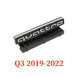 Audi Quattro Logo ABS Car Front Grille Emblem Badge Four-Wheel Drive Tail Standard Sticker
