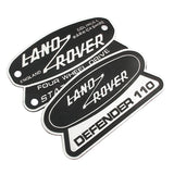 Land Rover DEFENDER 110 Logo Metal Car Front Emblem Badge Rear Sticker Decal