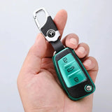 Mercedes Benz Leather Car Keychain Key Rings Holder Pendant