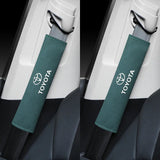 2pcs/set Toyota Suede Car Safety Belt Pads Shoulder Covers