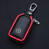Mercedes Benz Cowhide Car Key Wallet Car Key Bag Cover Case