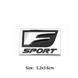 3D Metal Car F Sport Logo Emblem Badge Body Side Sticker for LEXUS