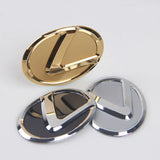 64mm/74mm Car Steering Wheel Center Emblem Chrome Badge Sticker for Lexus