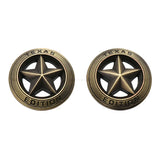 2pcs Jeep TEXAS Edition Metal Car Body Side Fender Sticker Decal Auto Trunk Emblem Badge