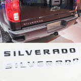 Chevrolet Silverado ABS Letter Car Rear Sticker Decal Trunk Emblem Badge
