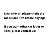 3pcs Stainless Steel Car Steering Wheel Sticker Auto Front Head Decal Rear Emblem Badge for Ford Edge Escape ST Line Explorer Territory Mondeo TAURUS Focus