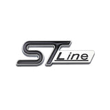 6x2.1cm Ford ST Line Metal Car Side Sticker Trunk Emblem Badge Decal