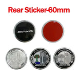 60MM Metal Car Rear Sticker Badge for Mercedes Benz W203 W124 W204 W221 W220 W205 W212 W177 W176