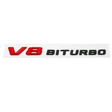 Mercedes Benz V8 BITURBO 2014-2016 ABS Car Rear Sticker