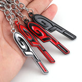 Peugeot GT Logo Metal Car Key Rings Keychain Pendant