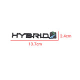 Car Trunk Rear Badge Sticker for Toyota HYBRID Logo RAV4 Reiz Aygo CHR Auris Rav4 Yaris Corolla Auto Decal Exterior Accessories