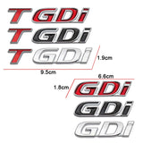 Hyundai GDI TGDI Logo Metal Car Rear Sticker Decal Trunk Emblem Badge
