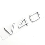 Volvo S40 S60 S80 S90 S80L V40 V50 V60 V90 C30 ABS Car Rear Sticker Emblem Badge Decal