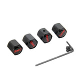 4pcs/set GMC Anti-Theft Car Air Valve Stem Cap Auto Tyre Valve Covers