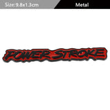 Ford Power Stroke Diesel V8 Metal Car Rear Sticker Auto Body Emblem Badge Decal