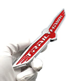 Jeep Trail Hawk ABS Car Rear Sticker Auto Body Side Emblem Decal