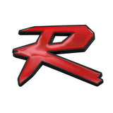 Car Front Grille Sticker Auto Body Side Decal Badge R Logo for Honda Crosstour Odyssey Insight Elysion CRZ Vezel City Civic