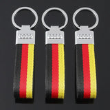 Audi Nylon Webbing Car Logo Keyring Keychain