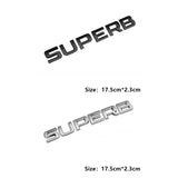Skoda RAPID SUPERB OCTAVIA KAROQ KODIAQ KAMIQ Fabia 4x4 YETI Metal Car Rear Sticker Trunk Emblem Badge Decal
