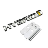 13.4x2cm Car Trunk Front Girlle Badge Sticker for Toyota Hybrid Yaris Avalon Auto Whole Body Emblem Decal Exterior Accessories