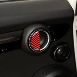 Carbon Fiber Car Inner Door Handle Cover Protective Stickers for Mini Cooper