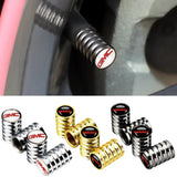4pcs/set GMC Car Wheel Tire Air Covers Dust Proof Tire Valve Caps