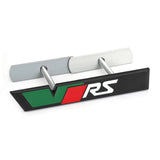 Skoda VRS Logo Metal Car Front Grille Emblem Badge Rear Sticker Decal