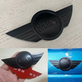 Metal Car Front Hood Cover Sticker for Mini COOPER Logo S Countryman Clubman JCW R50 R52 R56 Rear Tail Emblem Decal Accessories