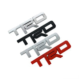 Car Trunk Badge Rear Sticker for TRD Logo Corolla Rav4 Prius Camry Land Cruiser Highlander Yaris CHR Auris Emblem Decal