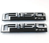 2PCS Ford F150 ABS Car Body Side Sticker Emblem Badge Decal