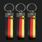Volkswagen VW R Nylon Webbing Car Keychain Pendant Key Chain Holder