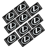 10pcs Lexus Epoxy Car Armrest Button Sticker