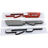 Hyundai GT Line Logo ABS Car Rear Sticker Trunk Emblem Badge Decal
