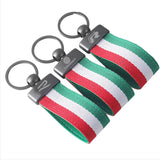 Volkswagen VW R Nylon Webbing Car Keychain Pendant Key Chain Holder