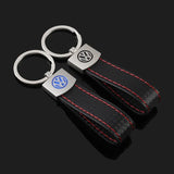 Volkswagen VW Carbon Fiber Car Keychain Pendant Key Chain Holder