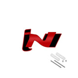 Hyundai iN Logo Metal Car Front Grille Emblem Badge Rear Sticker Decal