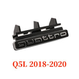 Audi Quattro Logo ABS Car Front Grille Emblem Badge Four-Wheel Drive Tail Standard Sticker