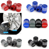 4pcs/set GMC Metal Car Wheel Tire Valve Stem Caps Covers